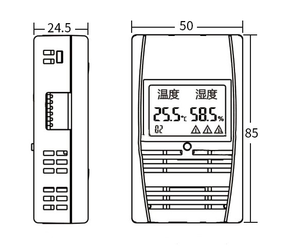 SPD-HT485_D機(jī)架溫濕度傳感器，機(jī)架溫濕度傳感器